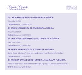 Inventario analítico