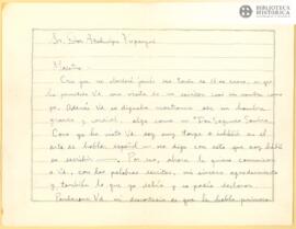 Primera carta de Jiro Hamada a Atahualpa Yupanqui.