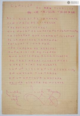 Canción de florista